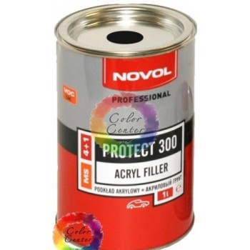 Акриловый грунт Novol PROTECT 300 4+1, желтый, 1 л (без отвердителя)