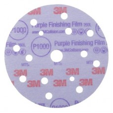 3М 51055 Р1000 полировальный диск Hoоkit серия Purple 260L, конфигурация LD861A, диам. 150 мм, 