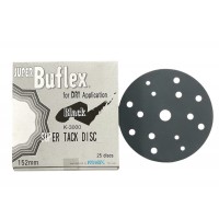 Шліфувальні круги Super Buflex DRY на липучці 152 мм K3000 чорний 15 відп.
